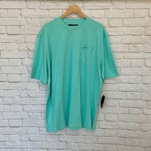 NWT Greg Norman Lux Shark Tee Shirt Classic 2XL